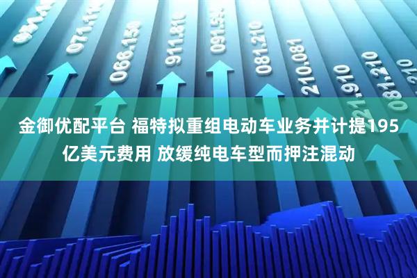 金御优配平台 福特拟重组电动车业务并计提195亿美元费用 放缓纯电车型而押注混动