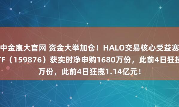 中金宸大官网 资金大举加仓！HALO交易核心受益赛道，有色ETF（159876）获实时净申购1680万份，此前4日狂揽1.14亿元！